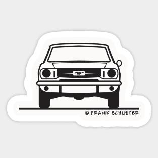 1964 1965 1966 Ford Mustang  Front Sticker